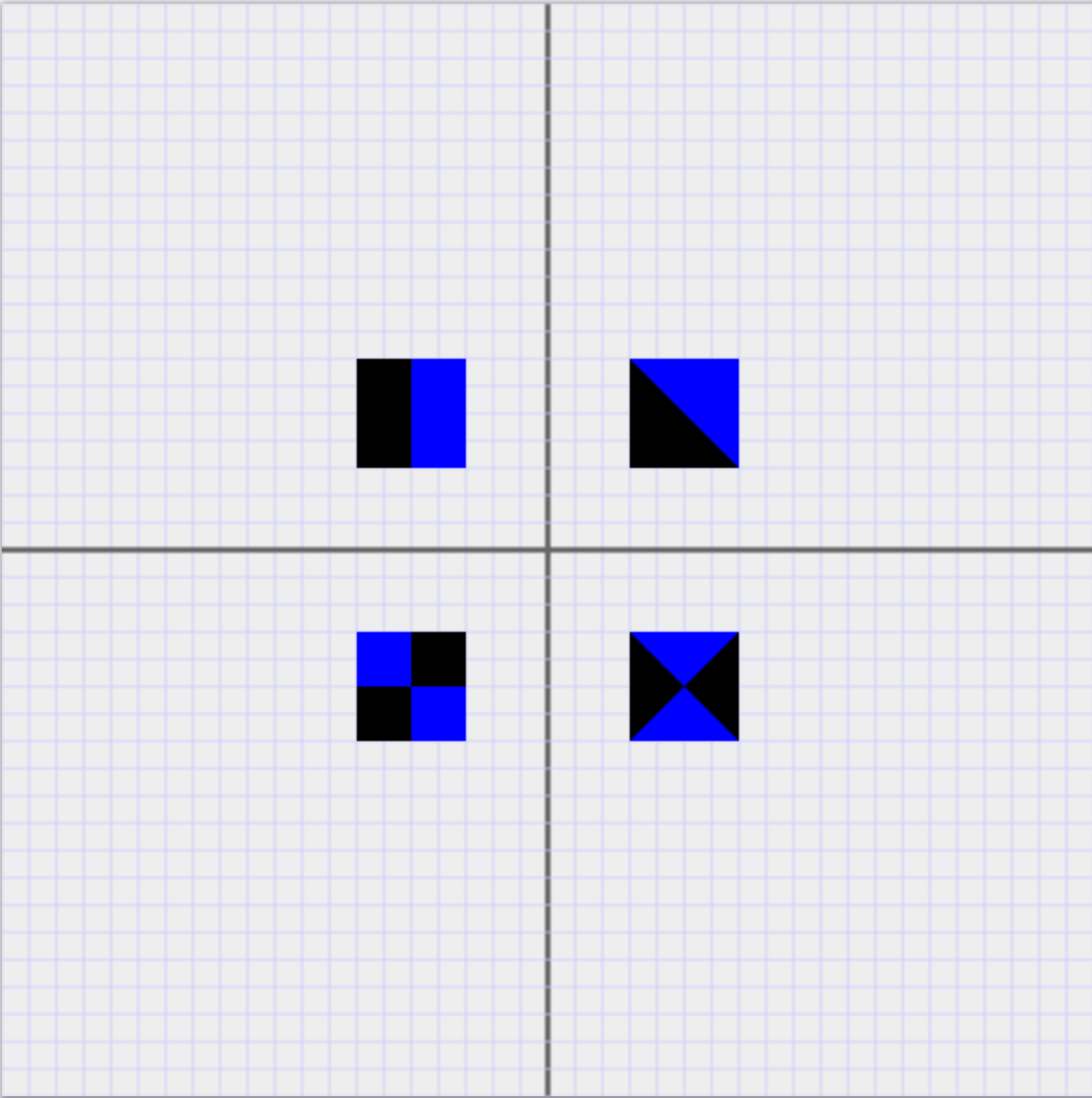 two-toned square