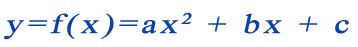 Standard Form Quadratic